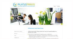 Desktop Screenshot of pilatuspraxis.ch